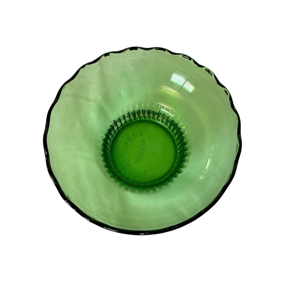 Vintage 1950’s E.O. Brody CO M2000 Green Glass Dish Bowl - Picture 4 of 4